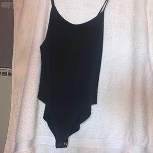 plain black Tee body suit